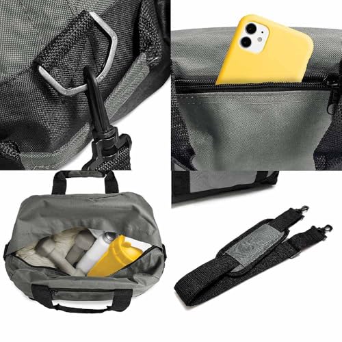 Image of DALIX 14 inch Small Duffle Bag Two Toned Gym Travel Bag