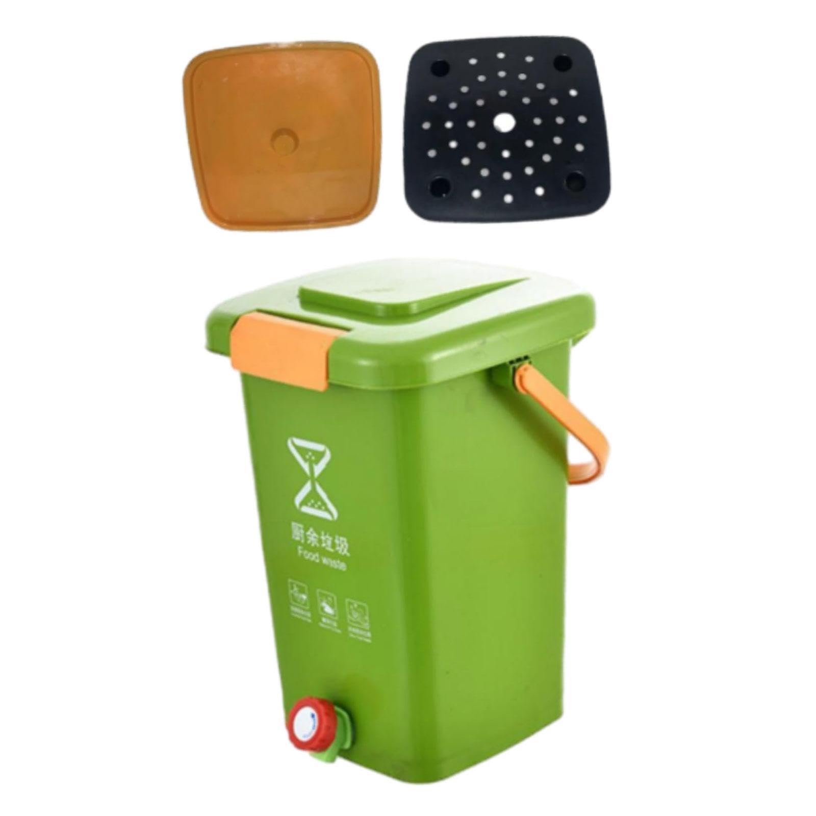 Seau à Compost pour Déchets de Cuisine, Poubelle de Recyclage Multifonctionnelle et Moderne, Composteur de Comptoir pour Cuisine, m