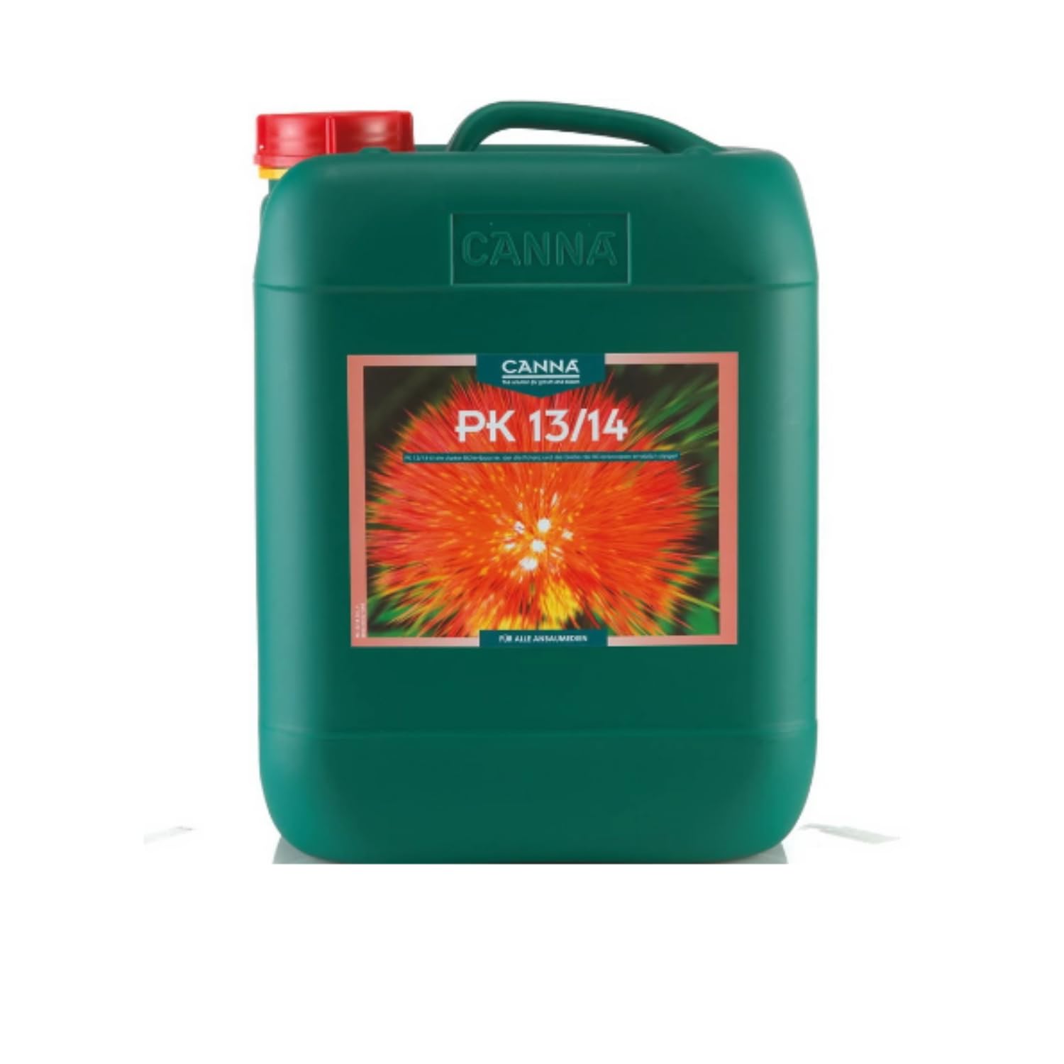 GROWMANIA Fertilizante PK 13-14 de Canna 10 L | Abono para Cultivos y Plantas Etapa de Floración Avanzada | Cogollos de Gran Tamaño