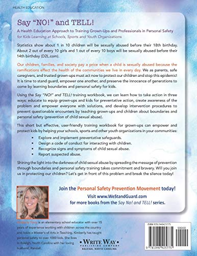 Say "NO!" and TELL!: A Health Education Approach to Training Grown-ups and Professionals in Personal Safety for Kids Learning at School, Sport and Youth Organizations - Image 2