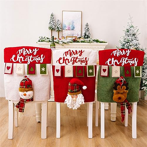 Housses de chaise de Noël 3D pour protéger et décorer votre mobilier