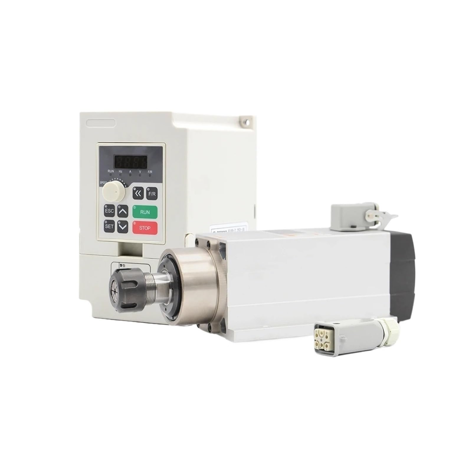 KACOME 2.2kw ER25 220V/380V air-Cooled Spindle kit 4 Ceramic Bearings 0.01mm Accuracy 1-16mm collets(Ceramic Ball Bearing)