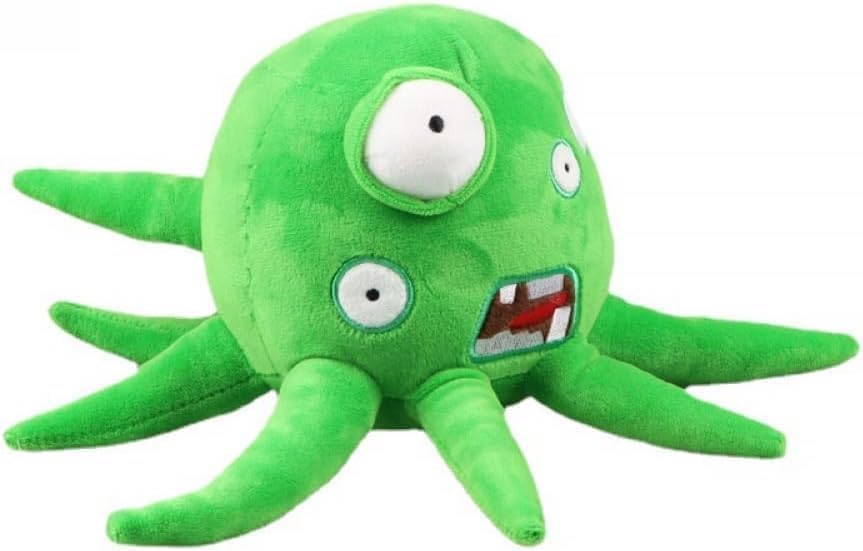 YIttings Wobbly Life Plush, Game Character Yellow Man and Octopus Stuffed Figure Throw Pillows for Home Decor for Game Fans (Green)