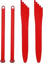 4 Pieces Canning Kit-2 Pieces Magnetic Lid Lifter Canning Lid Lifter Kit,Magnetic Jar Lid Lifter (7 Inch) 2 Pieces Canning Bubble Popper Bubble Remover Canning Tools (Red)