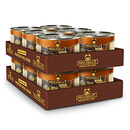 Wolfsblut - Deep Glade Puppy - 12 x 200 g - Rothirsch und Wasserbüffel - Nassfutter - Hundefutter - Getreidefrei