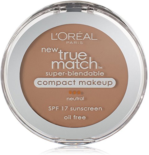 L'Oreal True Match Super-Blendable Compact Makeup, Honey Beige [N6], 0.30 oz (Pack of 2)