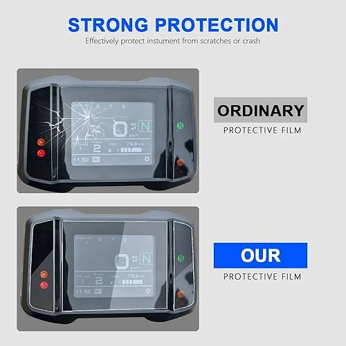 Miniatura 4 de Motobikes - Protector de pantalla para instrumentos de motocicleta, protector de pantalla antiarañazos MT09, accesorios 2023 para Yamaha y aha MT 09