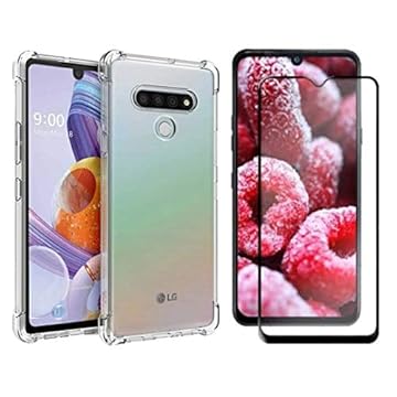 Capinha Silicone Antichoque e Película Vidro 3D Compatível com LG K41S