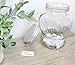 Darware Clear Glass Memory Jar, Family Keepsake Gift with 200 Write-On Tickets, Sharing Time Count Your Blessings Jar