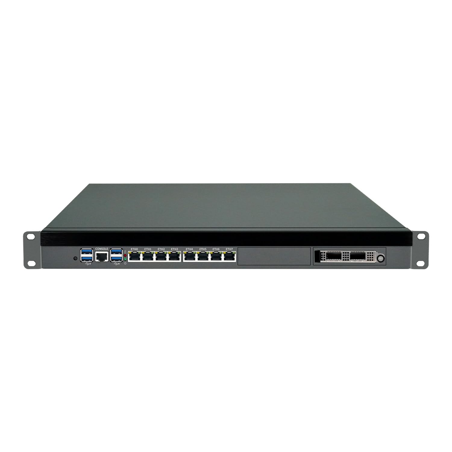 2 slot 100G SFP+ OCP / U5 225 con 8LAN (16GB RAM 256GB SSD)/Intel I226-V RJ45 Ethernet Port/Router Firewall Hardware/2* DDR5 MAX 6400MHz/1U Rack Industrial Computer/PCIe 4.0x4 PCIe 4.0x1 4 G 5G