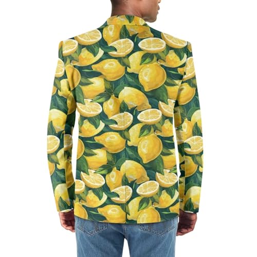 Veniyate Mens Casual Blazer Open Front Long Sleeves Sport Coat Lightweight One Button Business Jackets2