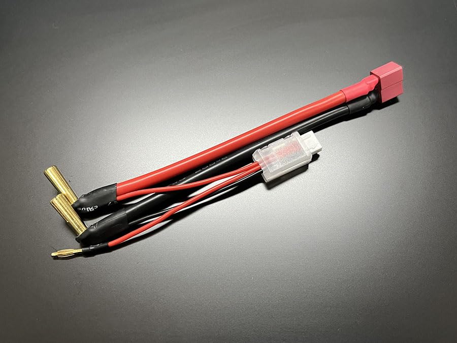 Amazon | Kawada Φ5mmリポバッテリーコネクター2S用 B6352 | ラジコン