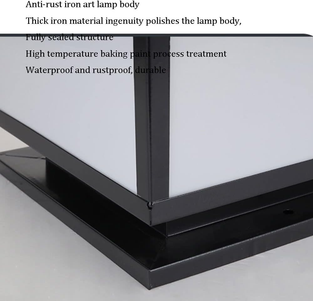 モダンポストキャップライト 防水ポーチスティグマランプ 屋外ポストライトフィクスチャ E27ベースデッキ照明 芝生ランプ街路灯ポストキャップライト ガーデンヴィラフェンスゲートピラーランプ Shuangz B09pbsmmtq Jze