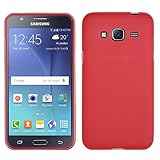 Samsung Galaxy J1 mini case, KuGi ® Samsung Galaxy J1 mini case - High quality frosted style Soft TPU Case for Samsung Galaxy J1 mini smartphone (Red)
