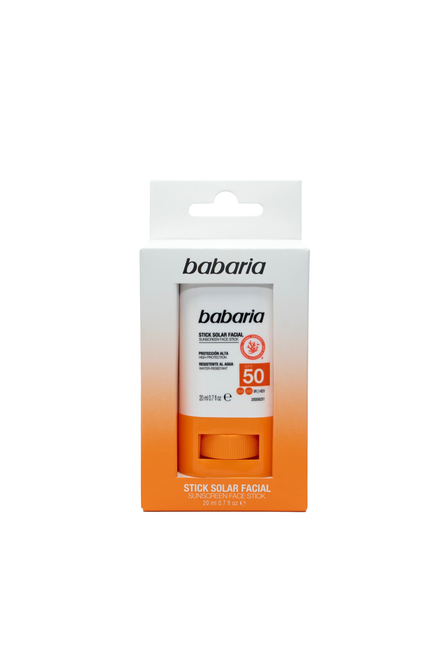 Babaria Sonnenschutz Stick Gesicht SPF 50 Kompakt Nachauftragen