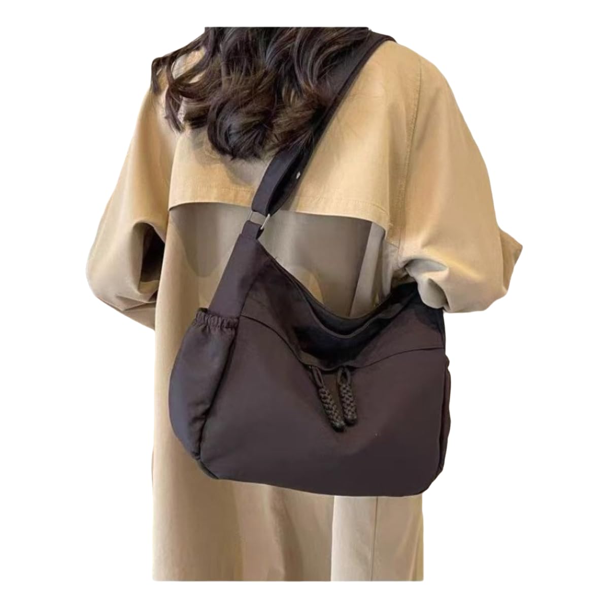 Damentaschen Einfache Und Geräumige Handtasche, Lässige Vielseitige Leinwandstasche, Geeignet Für Das Pendeln Von Frauen -Black