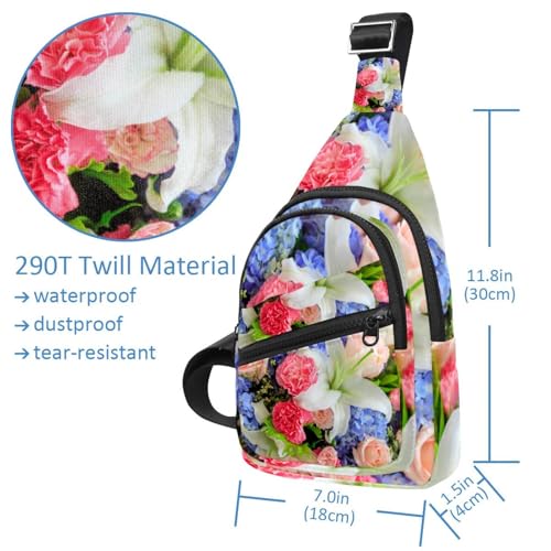 Mochila cruzada azul mármol para llevar tus pertenencias con total seguridad 5