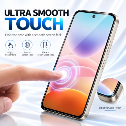 Image of ArmourPro Tempered Glass for Redmi 17-9H Anti Scratch Screen Protector, Edge to Edge Coverage, HD Clarity, Smooth Touch, Case Friendly | Black, Pack of 2
