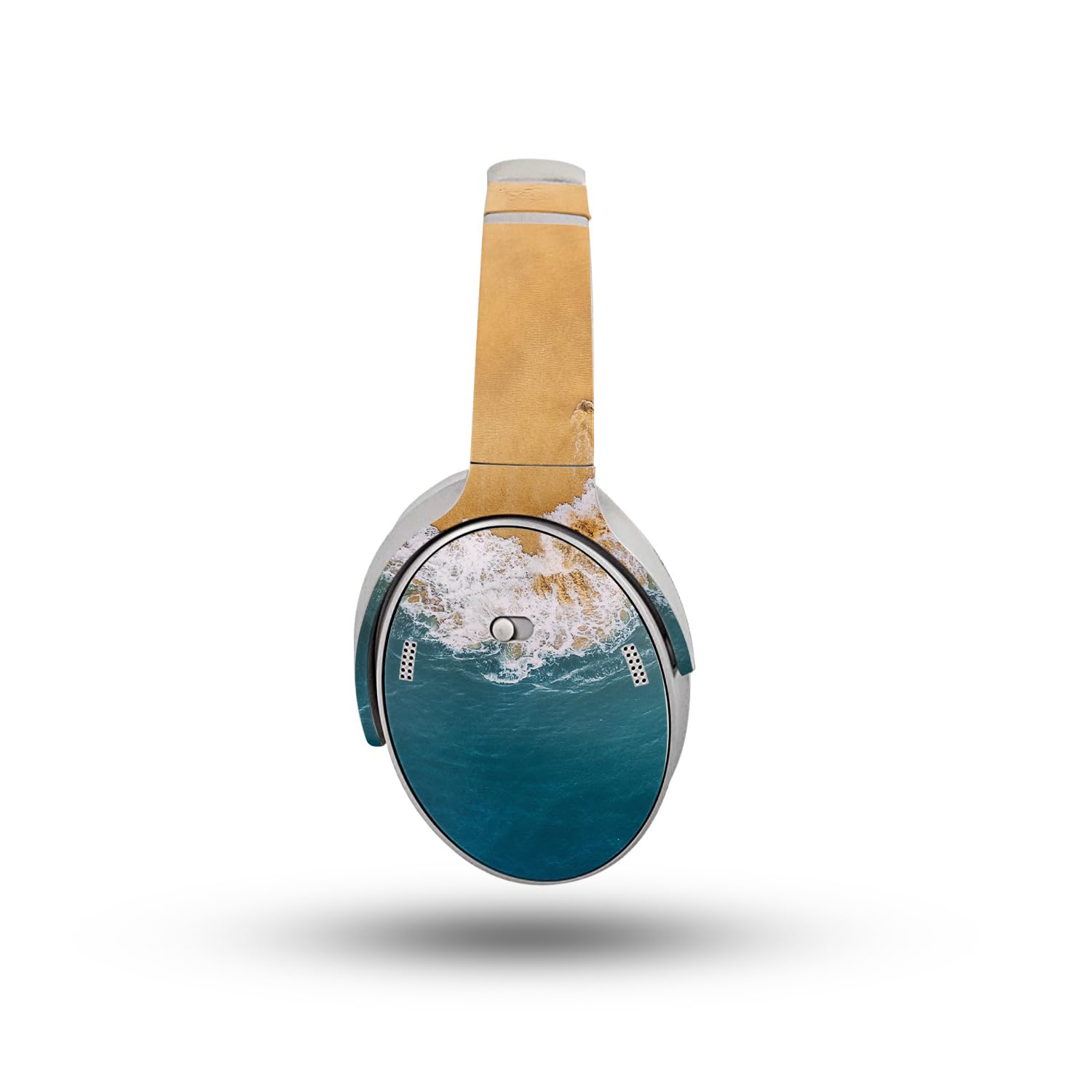 Headphone Skin Compatible with Bose QuietComfort Headphones (2023) - Sea and Sand - Premium 3M Vinyl Protective Wrap Decal Cover - Easy to Apply | Crafted in The USA by MightySkins