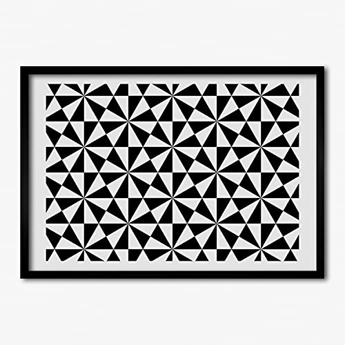 Cadre en bois décoratif Tulup 70x50 cm avec peinture moderne haut de gamme