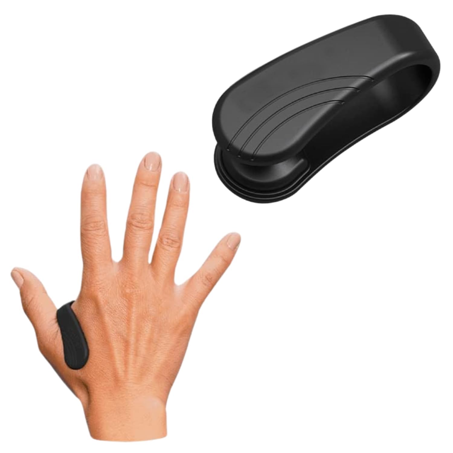 Migraine Relief Cap & LI4 Acupressure Point Clip for Headache & Tension Relief - Hot & Cold Therapy - Black — Amazon image 7