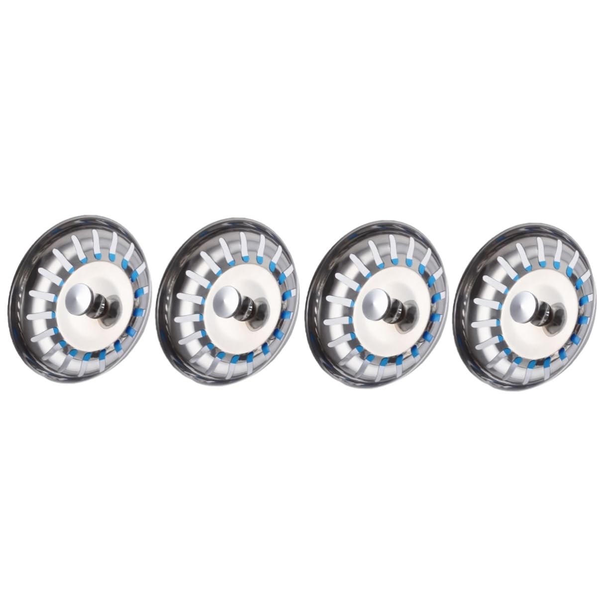 iplusmile 2 Sätze Abflusssieb Für Küchenspüle Kitchen Sink Filter Abflußsieb Für Küchenspüle Abflusssieb Für Die Spüle Stecker Reversibles Mesh-spülbeckensieb Küchenfiltersieb 2 Stücke * 2