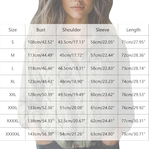 S-5XL Boho Tops for Women Long Sleeve Vintage Retro Floral Print Blouses Ladies Vintage V Neck Button Down Shirts3