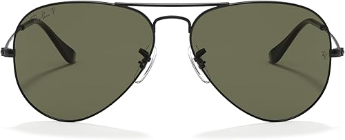 Vista 123 de Ray-Ban Rb3025 Classic Aviator - Lentes de sol clásicos de aviador Polarizado dorado/verde