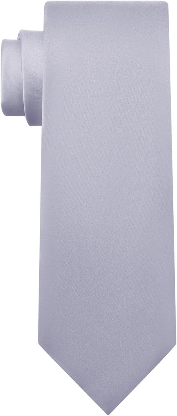 Men's Ties Solid Pure Color Plain Neckties Formal Black Ties For Men