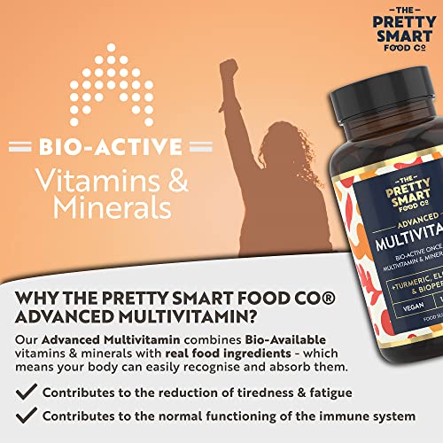 Powerful Multivitamins and Minerals - Multivitamin Tablets for Men & Women - Highly Bioavailable Vitamins & Minerals - 38 Ingredients & Herbal Extracts - 120 Easy to Swallow Capsules - Made in The UK - Image 4