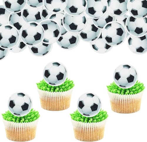 48 Stück Essbar Fußball Tortendeko Waffel Papier Sport Fußball Cupcake Toppers Essbar Fussball Kuchen Deko für Football Thema Baby Dusche Kinder Geburtstag Party Kuchen Dekorationen Schwarz Weiß 48 Stück Essbar Fußball Tortendeko Waffel Papier Sport Fußball Cupcake Toppers Essbar Fussball Kuchen Deko für Football Thema Baby Dusche Kinder Geburtstag Party Kuchen Dekorationen Schwarz Weiß