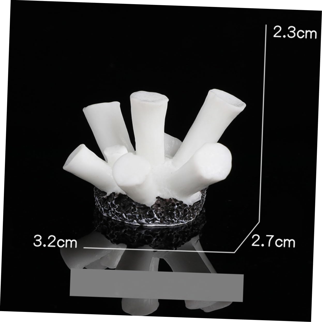 GRIRIW 10Pcs Artificial Coral Aquarium Decoration Vibrant Resin Coral Ornaments for Fish Tanks Underwater Design Easy to Clean Random Styles Included