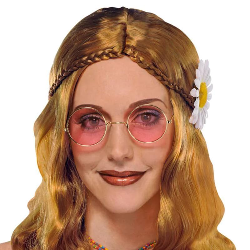 Amazon.com: Fancy Hippie Glasses (Adult Size) 1 Pc.- Retro Style