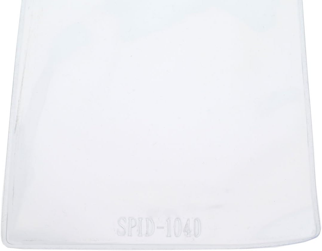 5 Pack - Extra Large 4 x 8 Inch Ticket & Event Credential Badge Holders with No Twist Double Sided Lanyards with Two Bulldog Clips, by Specialist ID (Black) - Image 5