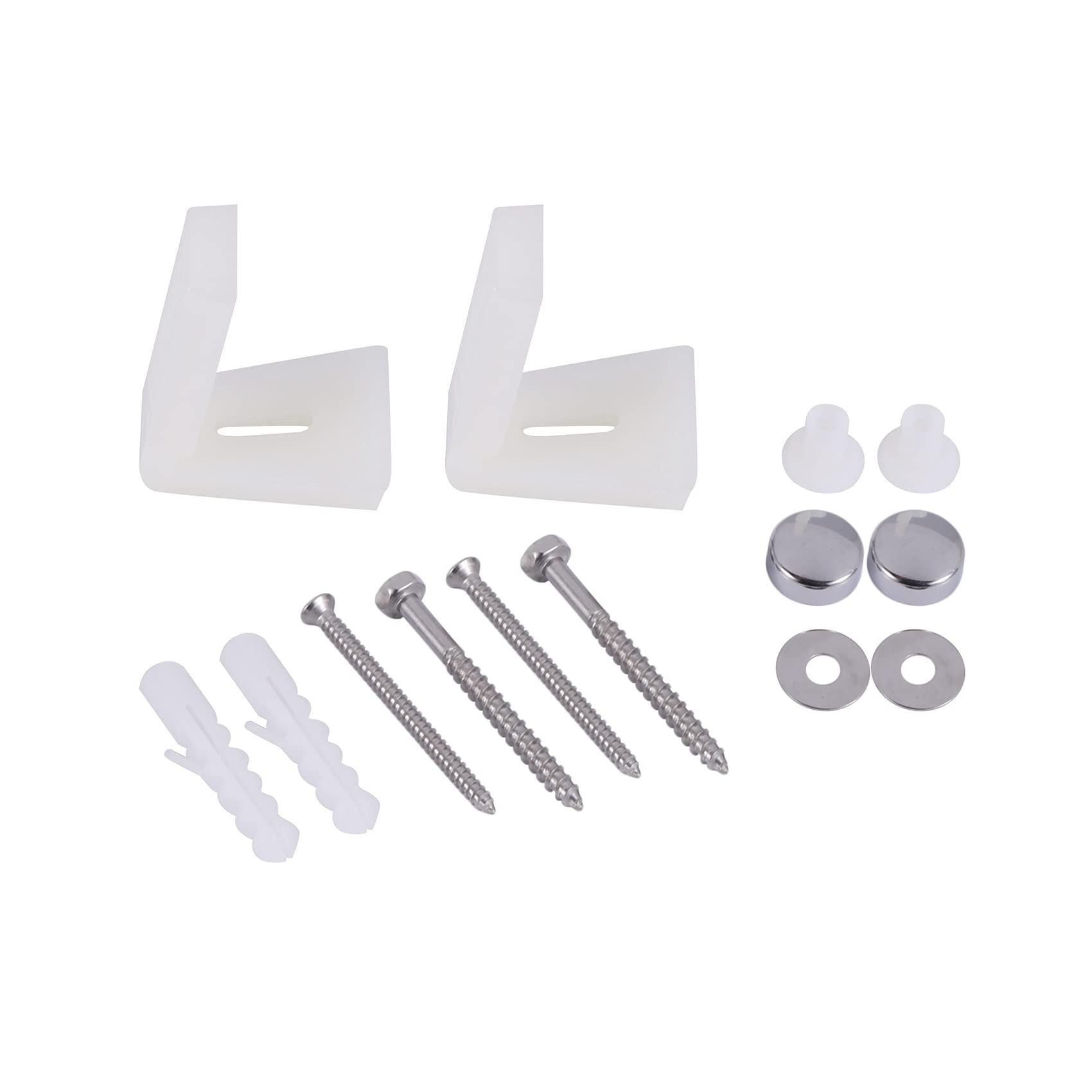 Pderlous Bathroom Angled Floor Wc Toilet Pan Bidet Or Semi Pedestal Fixing Kit Bolts