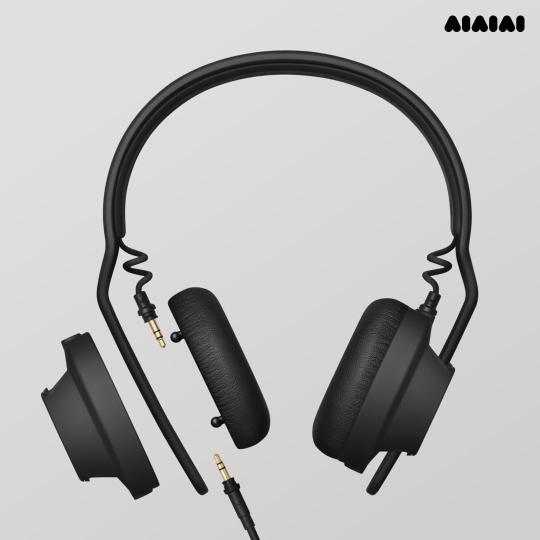 Aiaiai TMA-2 DJ - Auriculares DJ Profesionales on-Ear con Graves potentes, construcción Duradera y Almohadillas de Alto Aislamiento acústico, diseño Modular con Piezas fácilmente reemplazables