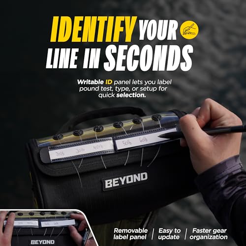 Bolsa de almacenamiento para línea de pesca Beyond Braid con dispensador de carrete incorporado miniatura 5