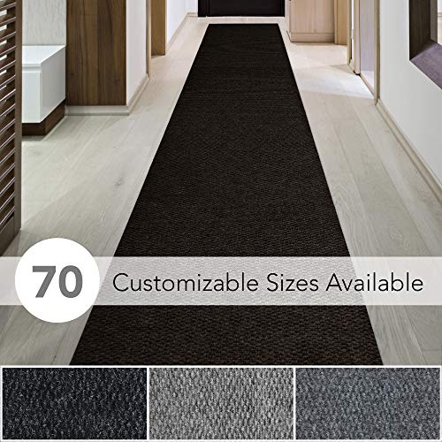 iCustomRug Spartan Weather Warrior Duty Indoor/Outdoor Utility Berber Loop Carpet Runner, Area Rugs