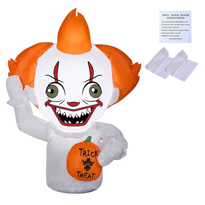 Buy Gemmy Airblown Inflatables Car Buddy Stylized Pennywise, 3' with