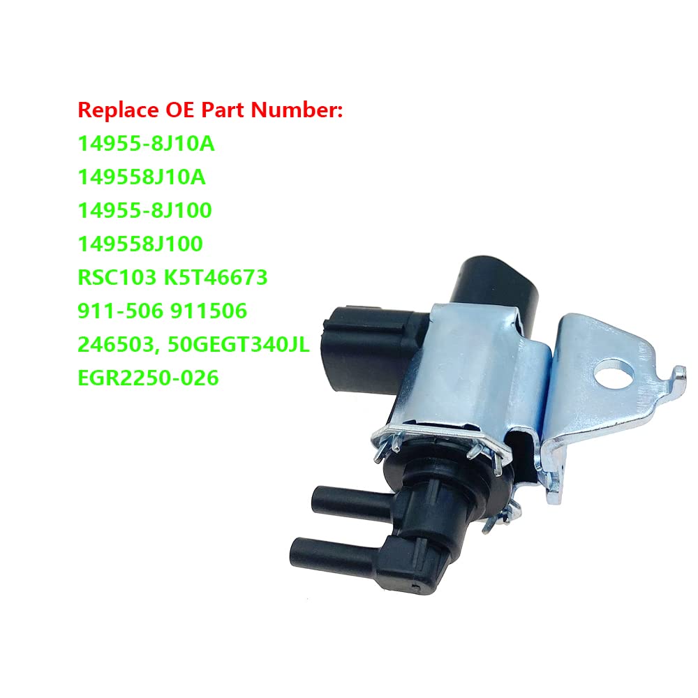 VIAS Control Solenoid Valve 14955-8J10A For Nissan/Infiniti 3.5L 4.0L V6 (2002-2015)