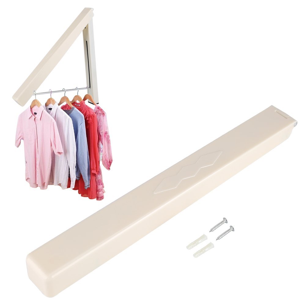 Gancio Appendiabiti Pieghevole Retrattile Per Interni Appendiabiti Portatile Scomparsa In Alluminio Stand Appendiabiti Mini a Muro Scomparsa Guardaroba Portabile Salva Spazio Appendiabiti a Scomparsa