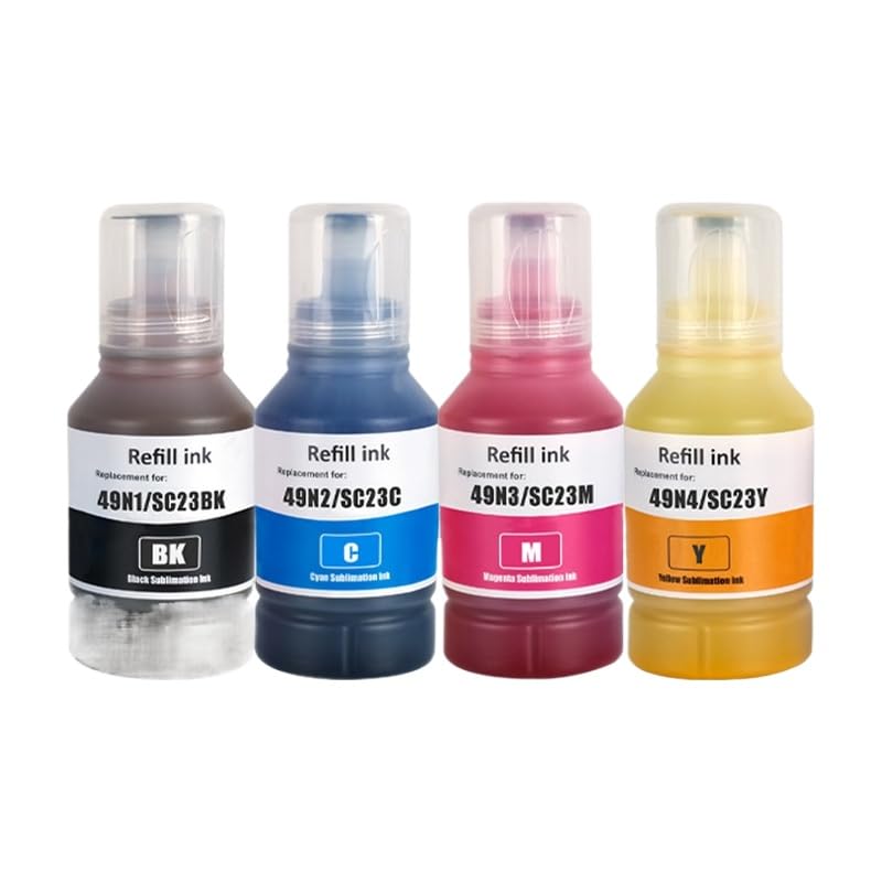 1 szt. T49K tusz do drukarki SC-T3130X T3140X T3160X (140ml E-49K1 Pigment Black Ink)