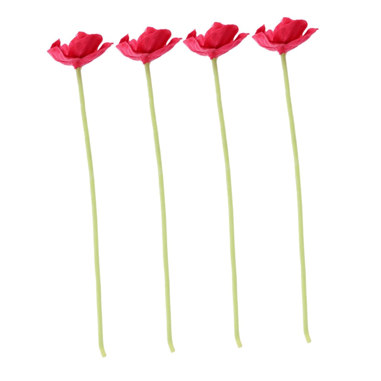 Zerodeko4pcs Table Flower Arrangement Flowers Decoration Artificial Plants Dinner Table Decor Dining Table Decor Artificial Wedding Bouquet Home Flower Greenery Decorate Mini Red