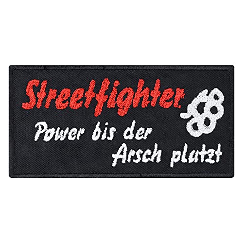 Biker Aufnäher: Streetfighters Rocker Patch Chopper Aufbügler Heavy Metal...