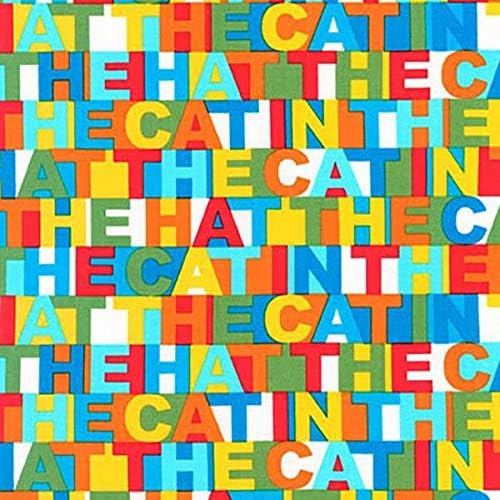 Robert Kaufman Dr Seuss The Cat in The Hat 4 Celebration Letter Collage