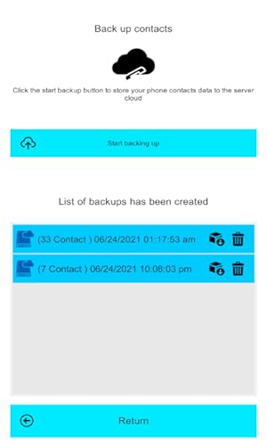Contacts store