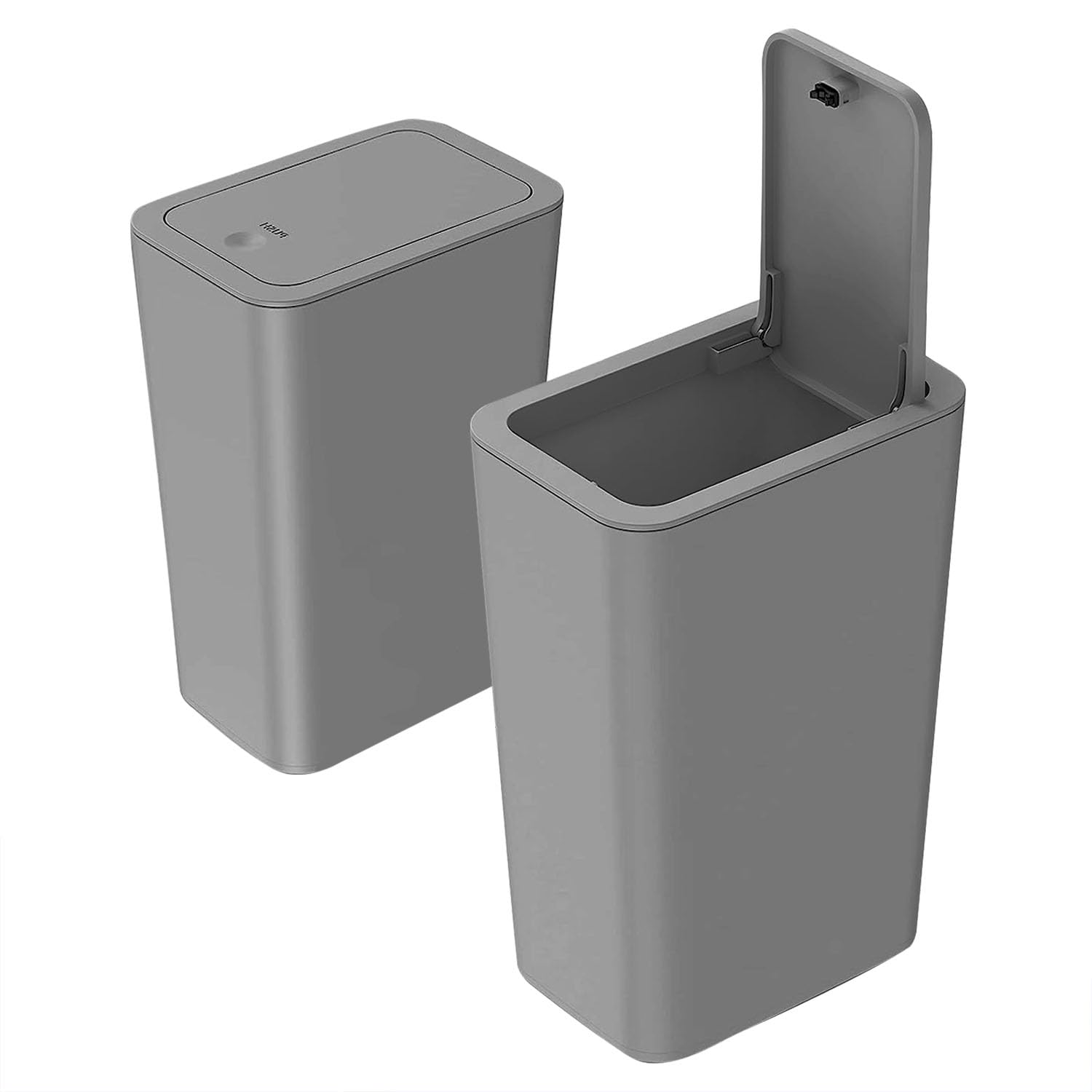 Pattumiera Da Cucina 9L Con Coperchio A Pulsante | Plastica, Per Interni, A Prova Di Cane E Odori