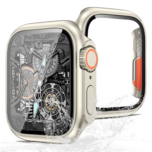 UIUIKA Apple Watch Jo[ Series 9/8/7 45mm Ή AbvEHb`p P[X ƌ݊ b Ultra Apple Watch P[XΉ Sʕی h ^ ȒP ϏՌ ߗ wh~ h~
