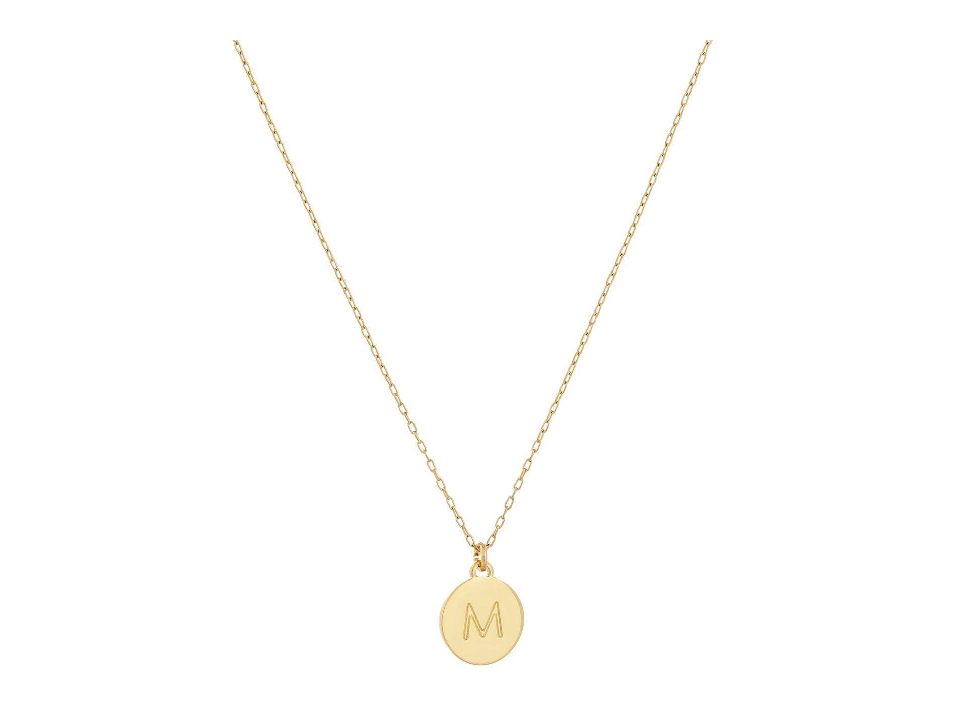 Initial Mini Pendant, Gold