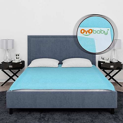 OYO BABY Dry Sheet for Double Bed King Size | Premium Baby Rubber Sheet | Baby Bed Protector for Ultimate Comfort and Protection 260×200 cm